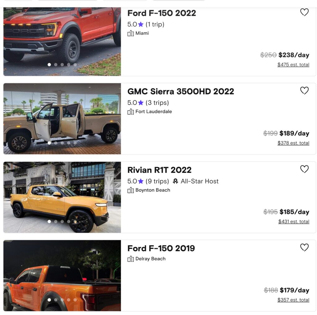 rent your truck on turo